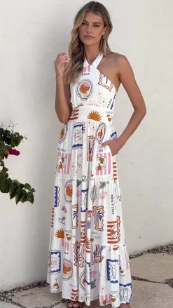 Fashion Allied Dresses|Maxi^Athea Maxi Dress - Ocean Oasis Print