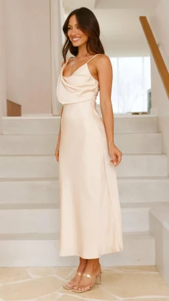 Alive Girl Je T'Aime|Dresses^Audrey Maxi Dress - Champagne