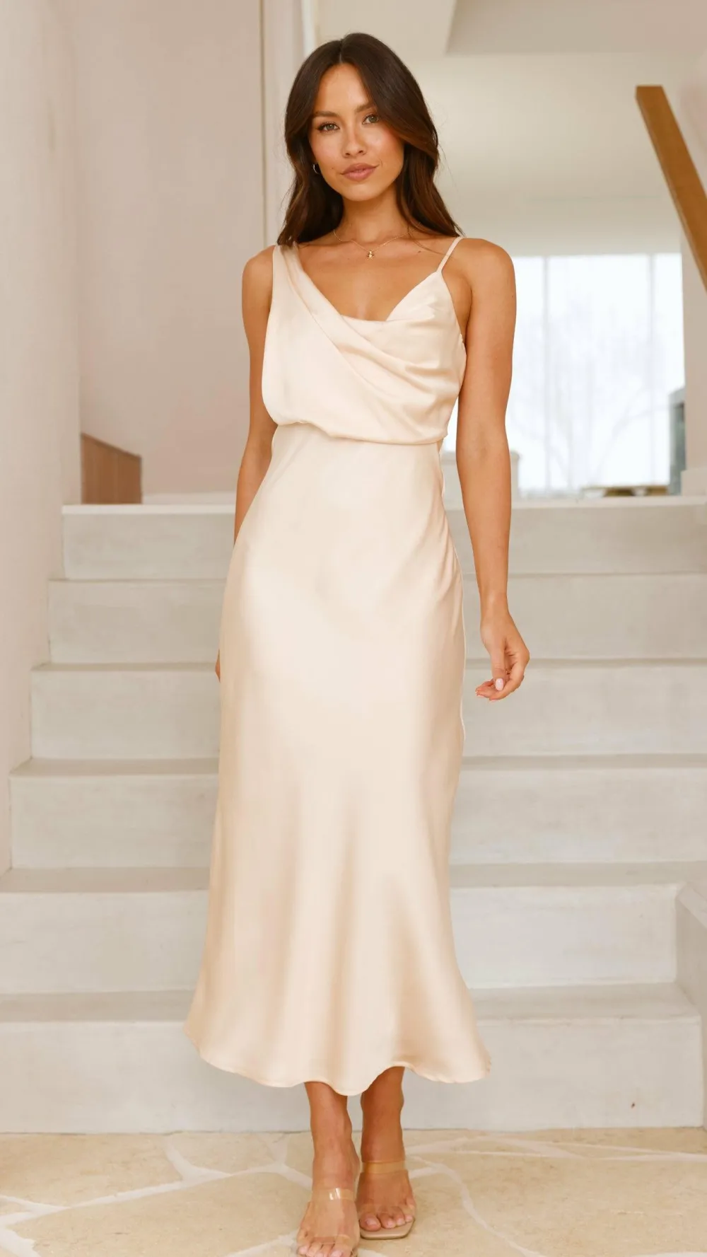 Alive Girl Je T'Aime|Dresses^Audrey Maxi Dress - Champagne