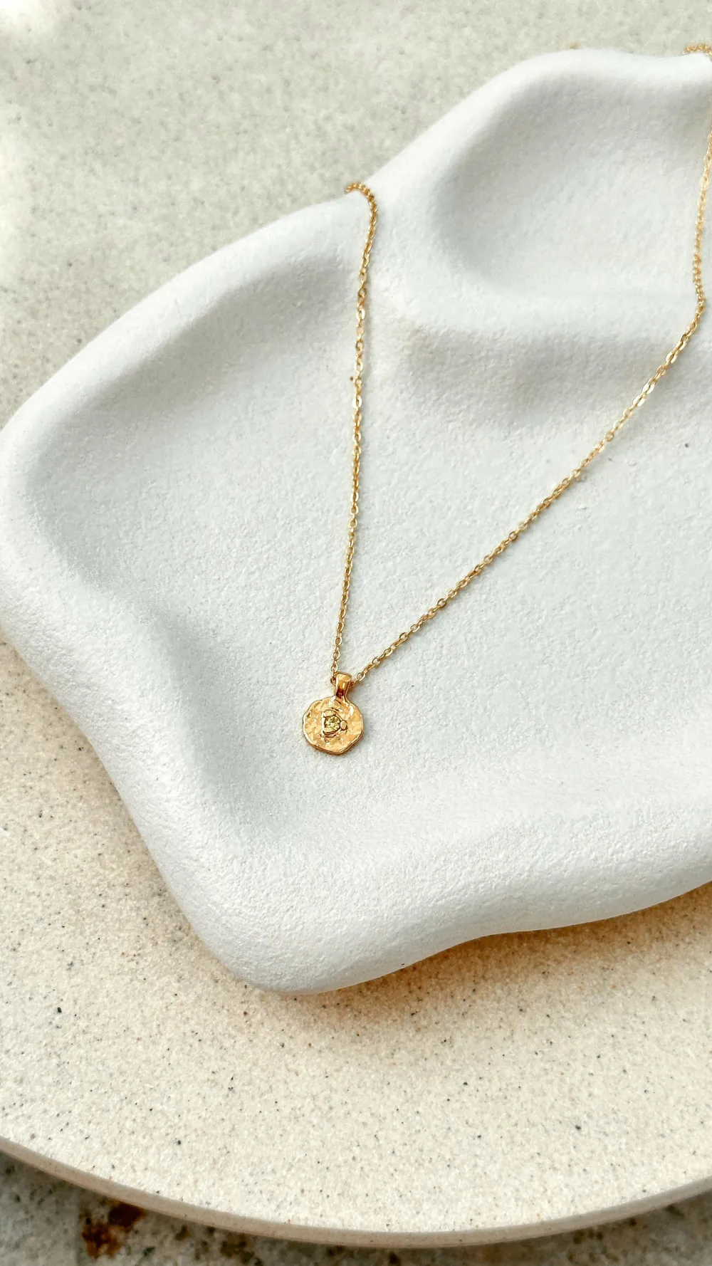 Angel Whisper Necklaces|Bump Friendly^August Birthstone Necklace - Peridot