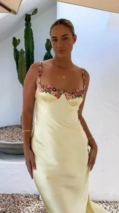 SASHA (BNE) Sale Dresses^Aurora Maxi Dress - Yellow