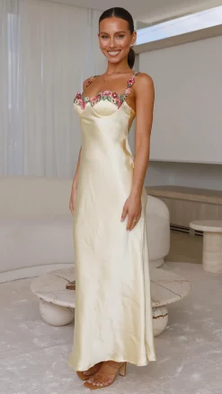 SASHA (BNE) Sale Dresses^Aurora Maxi Dress - Yellow
