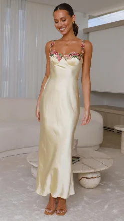 SASHA (BNE) Sale Dresses^Aurora Maxi Dress - Yellow