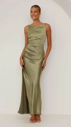 SASHA (BNE) Mon Cheri|Dresses^Ava Maxi Dress - Olive