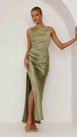 SASHA (BNE) Mon Cheri|Dresses^Ava Maxi Dress - Olive