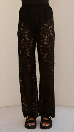 By Frankie Sets|Bottoms^Azura Shirt And Pants Set - Black