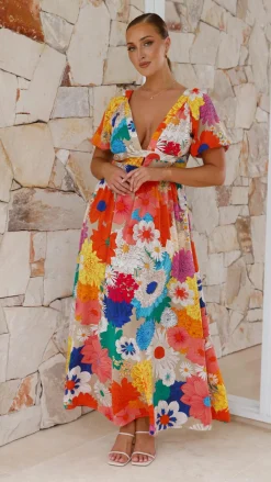 Pink Diamond Dresses|Maxi^Baker Maxi Dress - Multi Floral