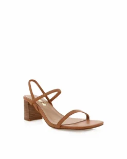 Billini Billini|Heels^Balton Mule Heel - Sugar Brown / Natural