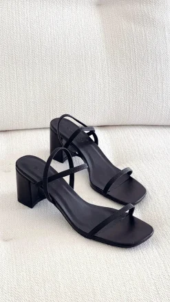 Billini Billini|Heels^Balton Mule Heels - Black