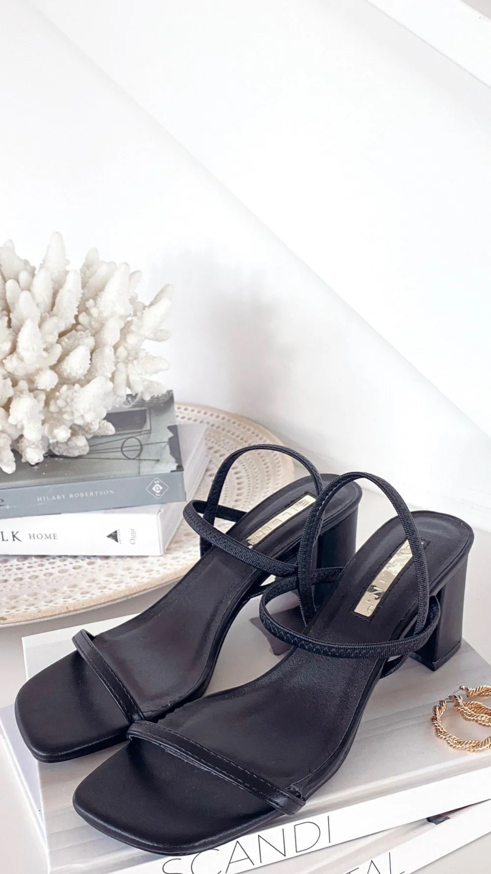 Billini Billini|Heels^Balton Mule Heels - Black