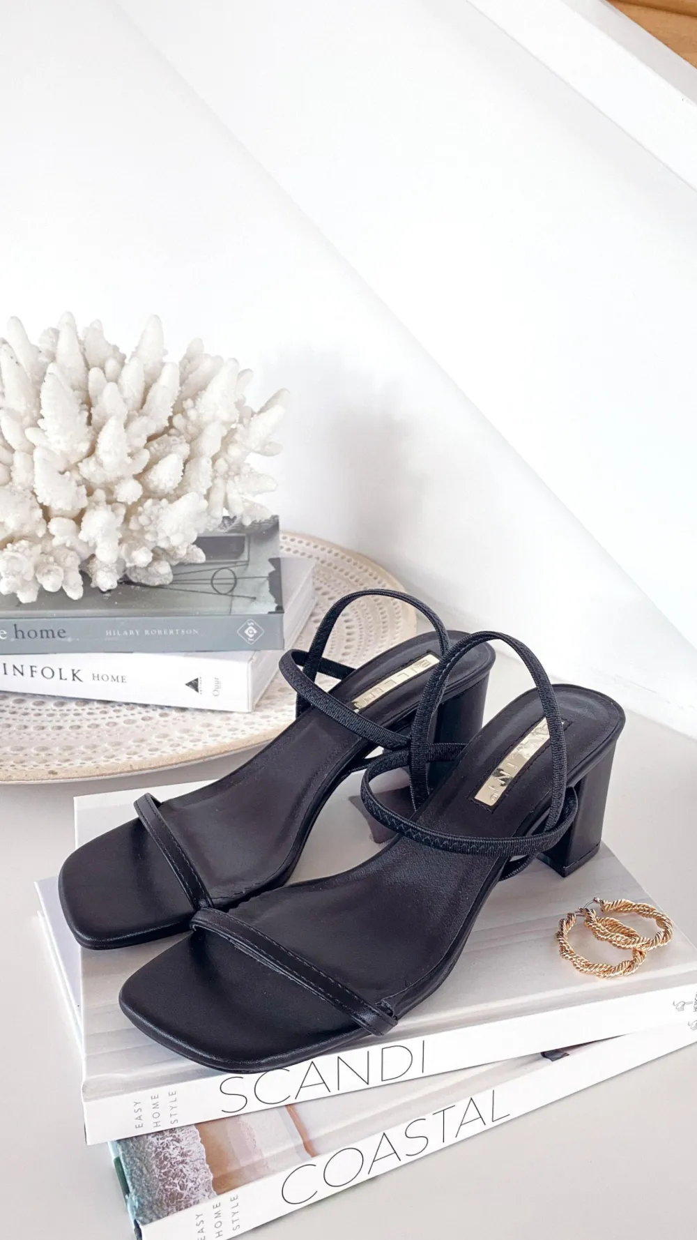 Billini Billini|Heels^Balton Mule Heels - Black