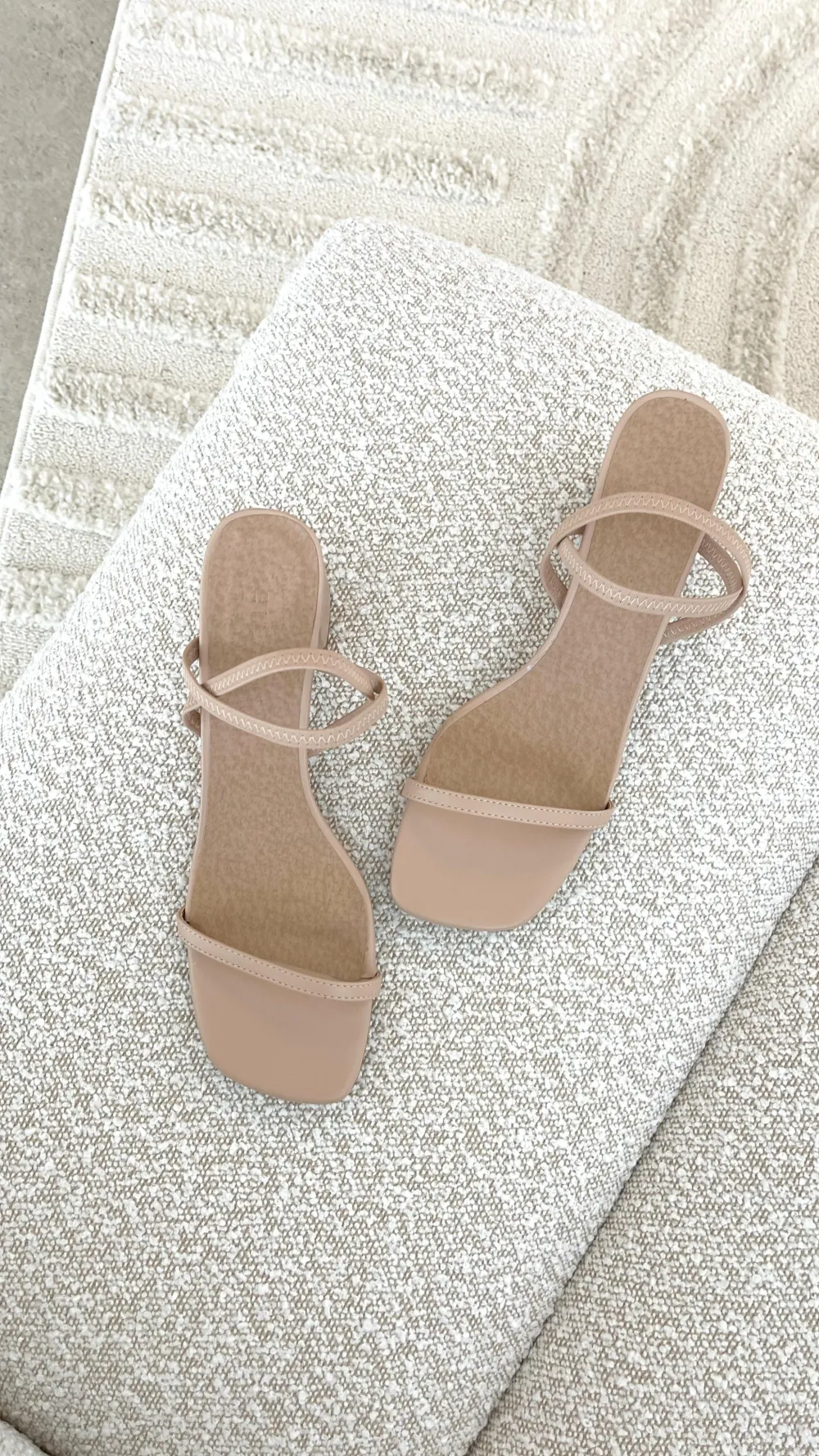 Billini Billini|Heels^Balton Mule Heels - Nude