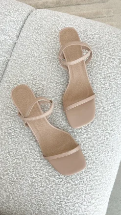 Billini Billini|Heels^Balton Mule Heels - Nude