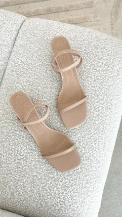 Billini Billini|Heels^Balton Mule Heels - Nude