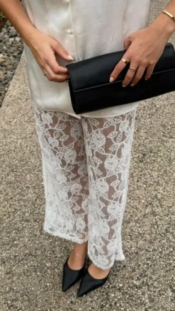 YH AND CO Bottoms^Baxter Pant - White Lace