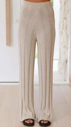 Burans Sets|Bottoms^Bayu Knit Pants - Cream