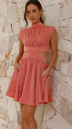 YH AND CO Sale Dresses^Beatrice Mini Dress - Desert