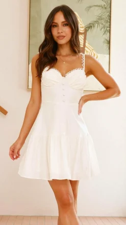 LILYWHYT Sale Dresses^Beatrix Mini Dress - Butter