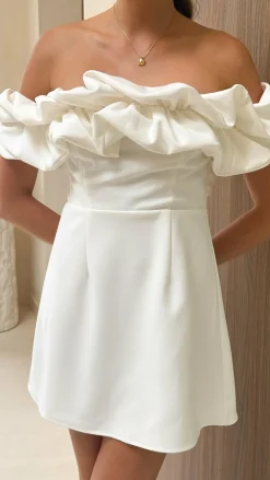 Main St Hen'S Collection|Dresses^Bernadette Mini Dress - White