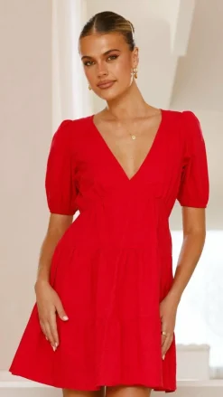 Little Lies Sale Dresses^Billie Mini Dress - Red