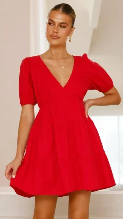 Little Lies Sale Dresses^Billie Mini Dress - Red