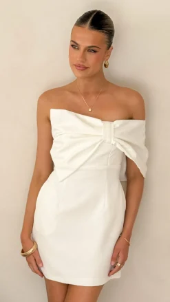 Main St Dresses|Mini^Briella Mini Dress - White