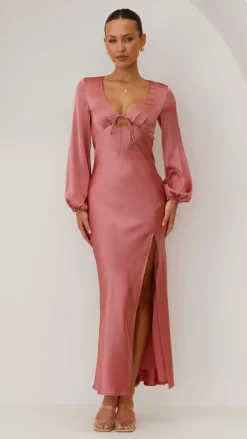 Alive Girl Sale Evening|Sale Dresses^Brigitte Maxi Dress - Baked Rose