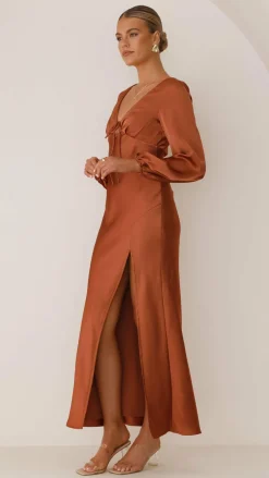 Alive Girl Sale Evening|Sale Dresses^Brigitte Maxi Dress - Copper
