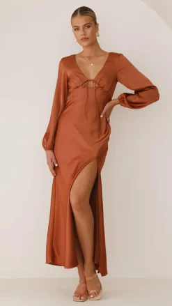 Alive Girl Sale Evening|Sale Dresses^Brigitte Maxi Dress - Copper