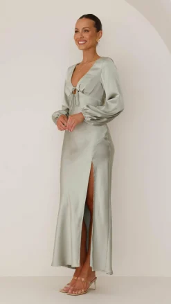 Alive Girl Sale Evening^Brigitte Maxi Dress - Olive