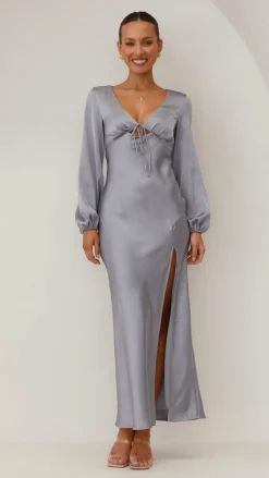 Alive Girl Sale Evening|Sale Dresses^Brigitte Maxi Dress - Steel Blue
