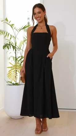 Pink Diamond Dresses|Maxi^Caden Maxi Dress - Black