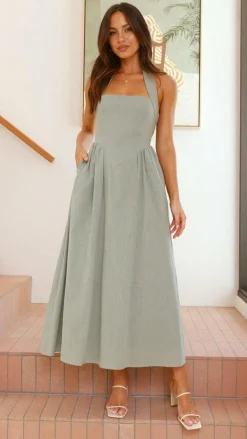 Pink Diamond Sale Dresses^Caden Maxi Dress - Sage