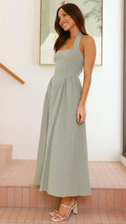 Pink Diamond Sale Dresses^Caden Maxi Dress - Sage