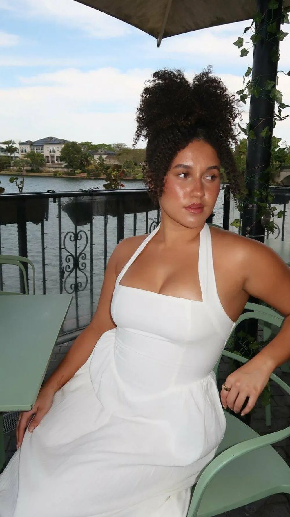 Pink Diamond Dresses|Maxi^Caden Maxi Dress - White