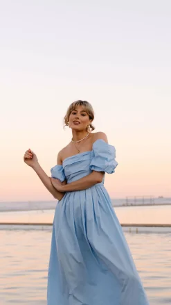 Main St Dresses|Midi^Caelius Midi Dress - Light Blue