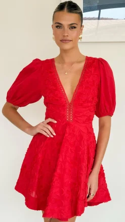 SASHA (BNE) Sale Dresses^Calanthe Mini Dress - Red