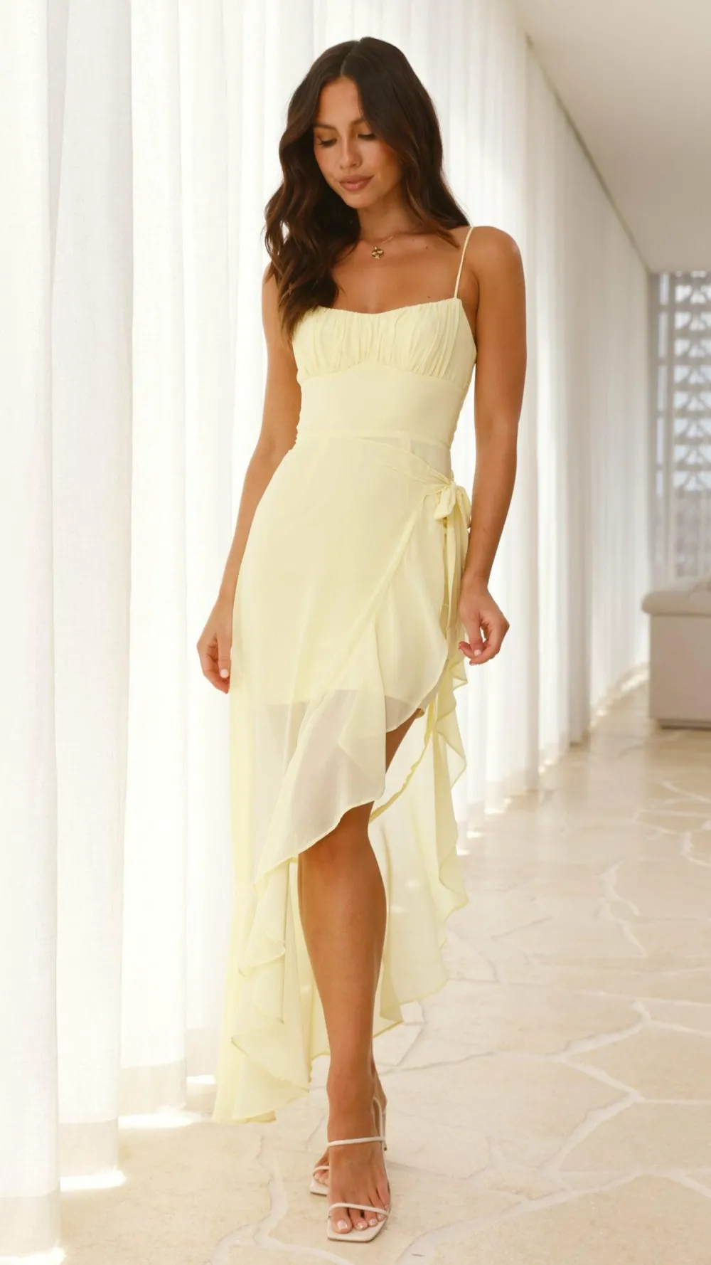SASHA (BNE) Sale Dresses^Caliste Midi Dress - Yellow