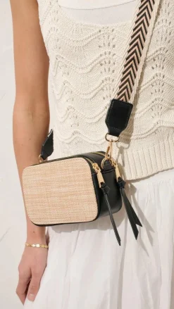 Angel Whisper Bags^Callie Bag - Black / Natural
