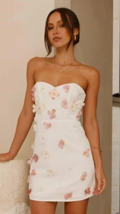 SASHA (BNE) Dresses|Mini^Capella Mini Dress - White Flower