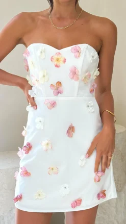 SASHA (BNE) Dresses|Mini^Capella Mini Dress - White Flower