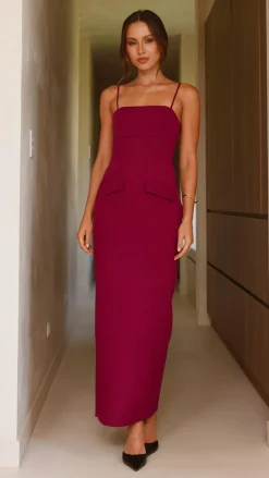 SASHA (BNE) Sale Dresses^Carabella Maxi Dress - Wine