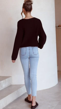 My Girl Knit Tops|Knitwear^Carmel Knit - Black