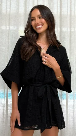 Desire Playsuits^Carmen Playsuit - Black