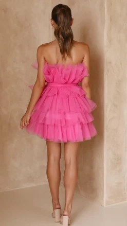 Pink Diamond Dresses|Mini^Carrie Mini Dress - Hot Pink