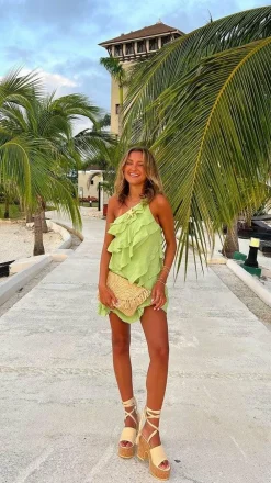 LILYWHYT Dresses|Mini^Cassidi Mini Dress - Sage