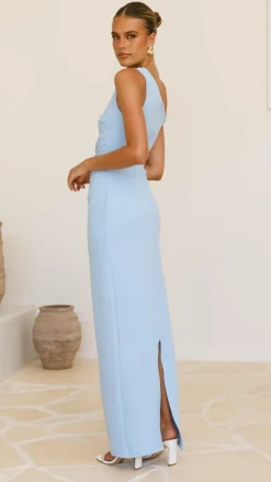 YH AND CO Dresses|Maxi^Cataleya Maxi Dress - Light Blue