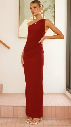 YH AND CO Dresses|Maxi^Cataleya Maxi Dress - Wine