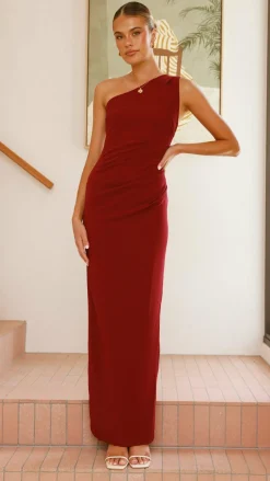YH AND CO Dresses|Maxi^Cataleya Maxi Dress - Wine