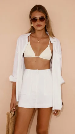YH AND CO Sets|Bottoms^Charla Mini Skort - White